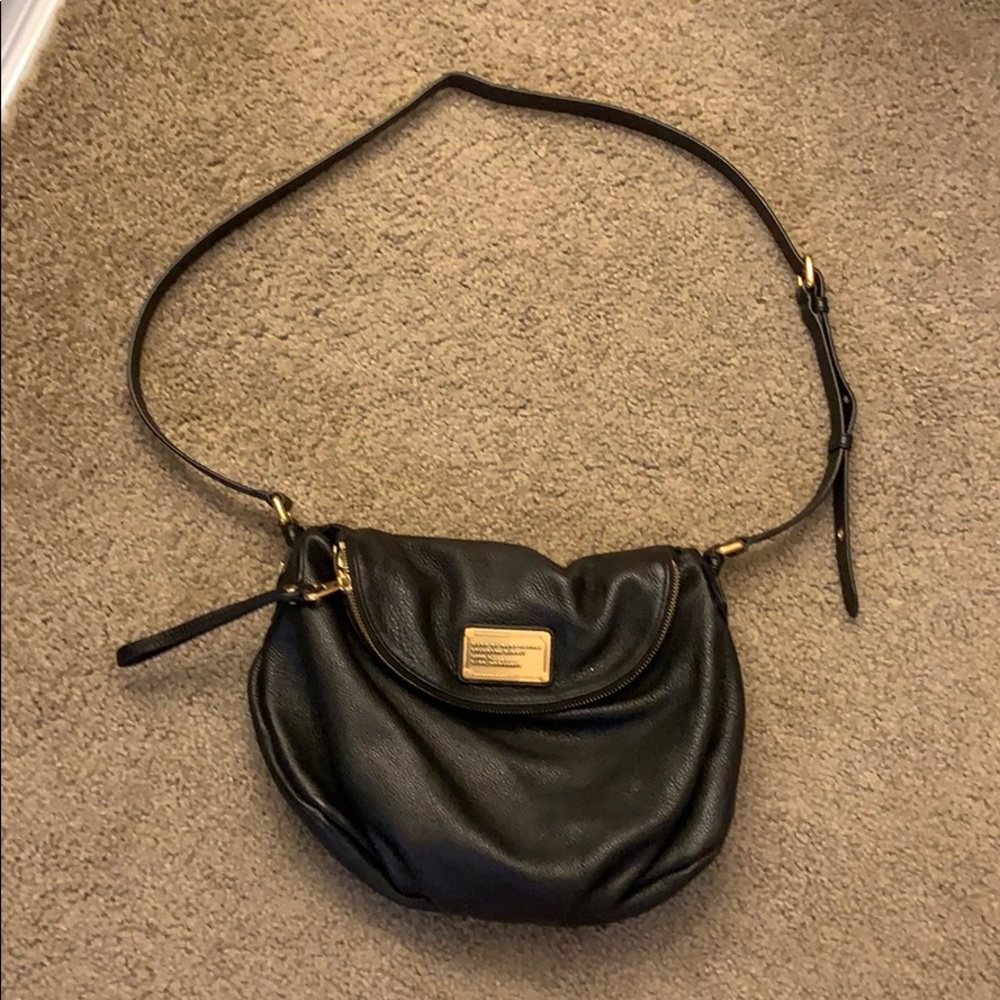 Marc By Marc Jacobs Black Leather Cross Body Bag